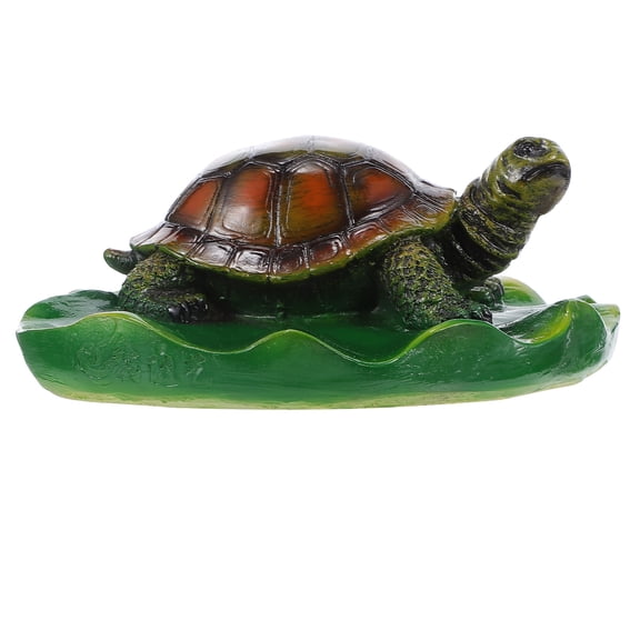 COSMOBETTY 1Pcs Garden Statue Turtle Figurine Floating on Water for