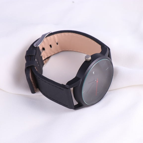 COSMOBETTY 1Pcs Mens Wrist Watch Simple Black Durable Quartz for Men Birthday present