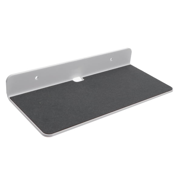 COSMOBETTY Speaker Wall Mount Floating Shelf White Acrylic for Mobile Phones and Accessories