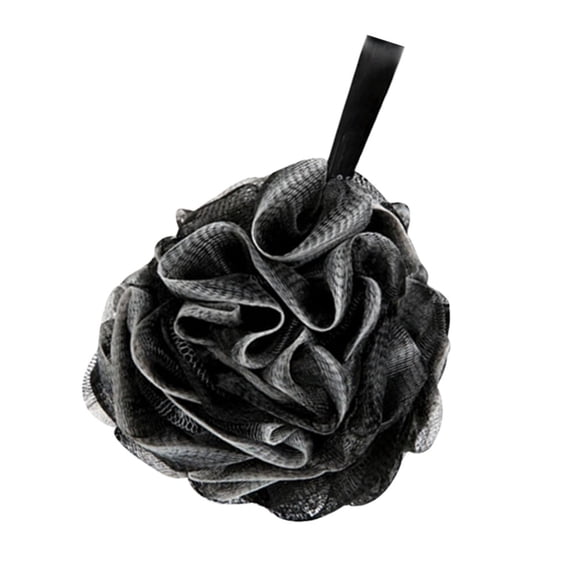 COSMOBETTY 1Set Black Plastic Bath Ball for Exfoliating and Cleansing Body Skin