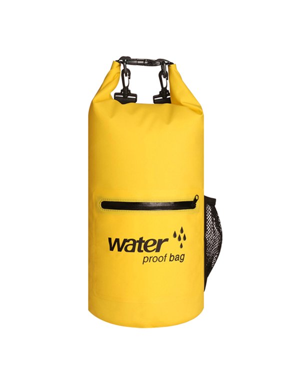 Mesh Fabric PVC Anchor Buoy Yellow Waterproof Inflatable Bag for Swimming Use