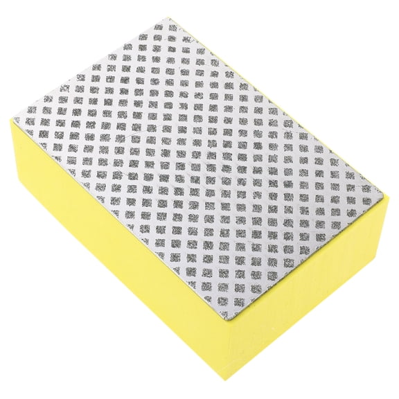 COSMOBETTY 1Set Polishing Tool Yellow Rectangular for Tile and Glass 3.6x2.4in