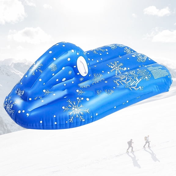 COSMOBETTY 1Set Round Inflatable Snow Tube Sledding Equipment Wearproof and Tear-Resistant for Kids 47.24x26.77x19.69in