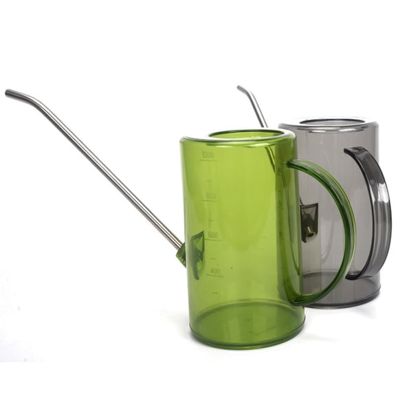 COSMOBETTY 1Set Transparent Green Watering Can for Outdoor Gardening and Plant Care