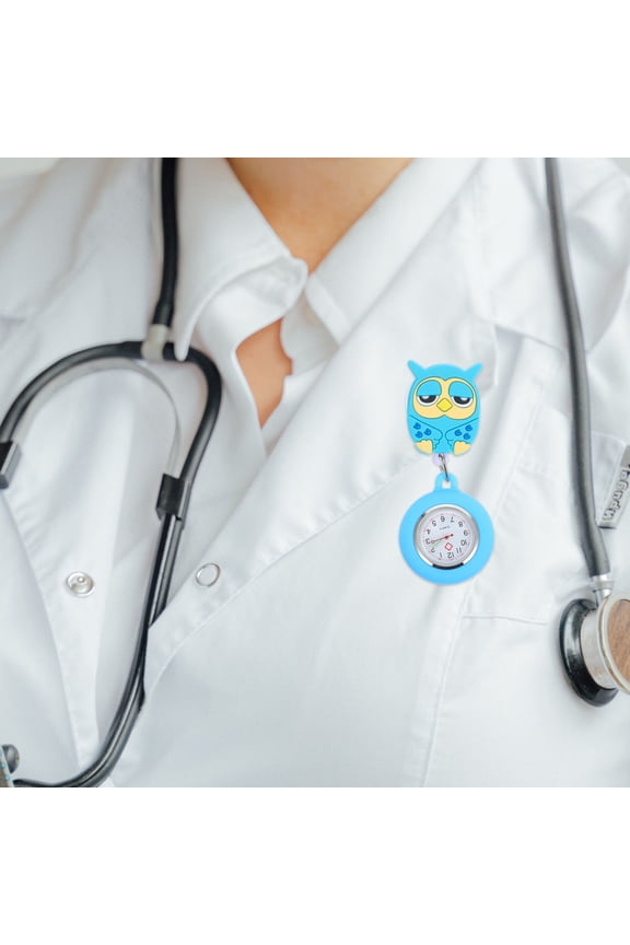 1Set Watch for Nurses with Quartz Movement in Sky Blue Color for Use