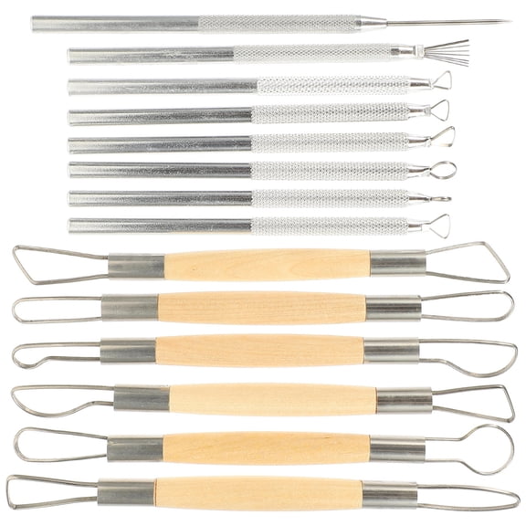 COSMOBETTY 1Set Wood Engraving Tool Handmade Wooden Tools For Ceramics And Diy Projects
