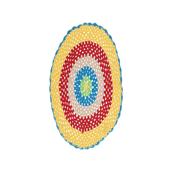 COSMOBETTY 1pc Cotton Mat Food Mat Heatproof Placemat Dining Mat Cuisine Pad Cuisine Mat Colorful