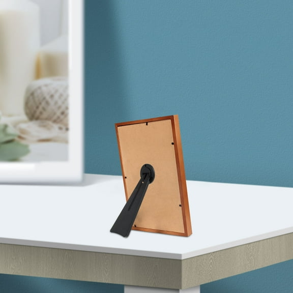 COSMOBETTY 20Pcs Frame Support for Photo Tapered Shape Black 17.3x4.5x1.2in for Home Decoration and Adults