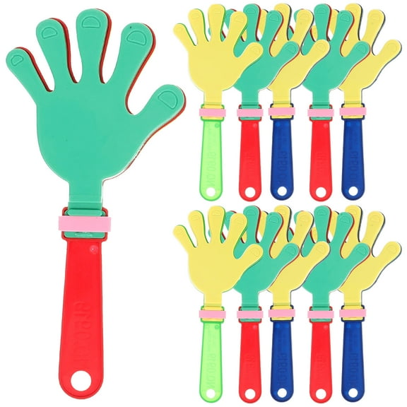 COSMOBETTY 24Pcs Assorted Color Hand Clappers for Kids and Festival Noisemakers