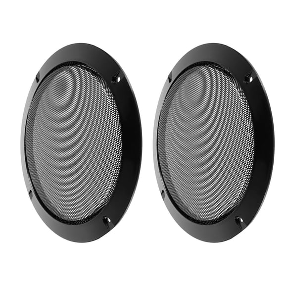 COSMOBETTY 2Pcs Simple Design ABS Plastic Round Speaker Grill Mesh For DIY Projects