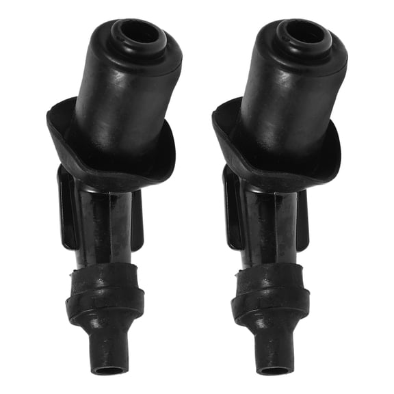 COSMOBETTY 2pcs Spark Plug Cap for Motorcycles and Scooters Black Plastic