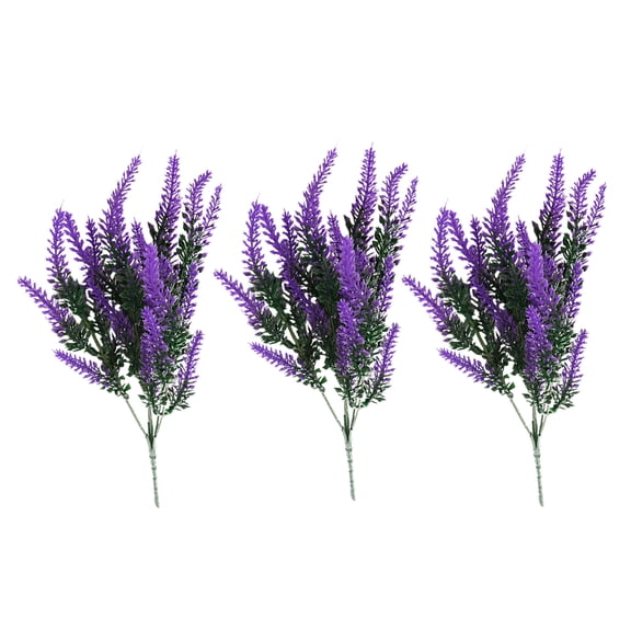 COSMOBETTY 3Pcs Simulation Lavender Flower Craft for Home Office Shop Party Decoration