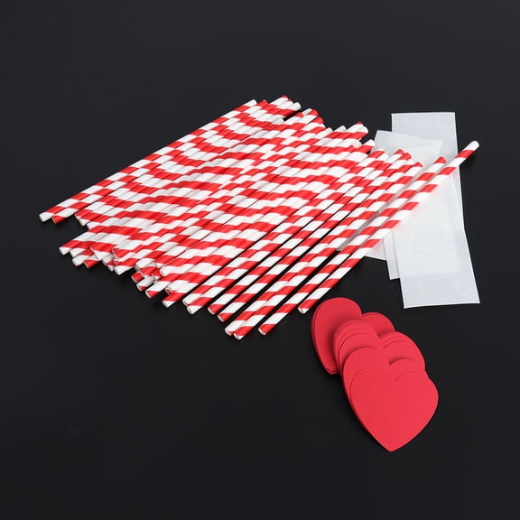 COSMOBETTY Colorful Paper Straws Assorted Color 40Set For Wedding Party And Festivals