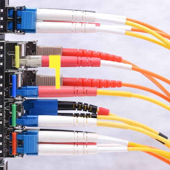 COSMOBETTY 40 Sheets Multi-Color Cable Labels for Network in 11.79X8.25X0.04in Size