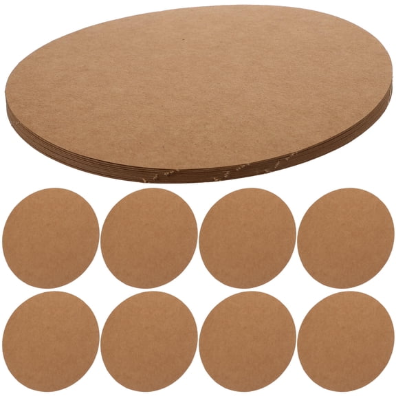 COSMOBETTY 40 Sheets Round Diy Cardboard for Kids and Teachers Practical Use
