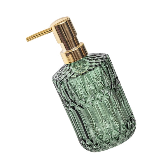 COSMOBETTY 400ml Hand Soap Dispenser Glass Foam Bottle Foaming Soap Dispenser Pump Decorative For Bathroom Bathroom Boho