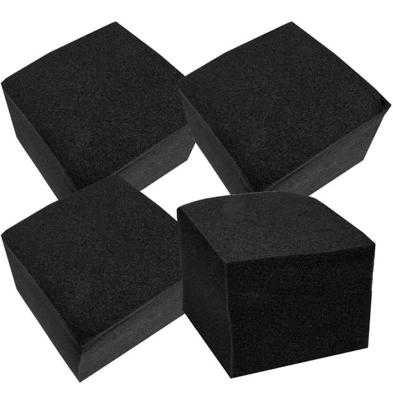 COSMOBETTY 4Set Black Sponge Sound Absorbing Panels for Doors Sound Panels