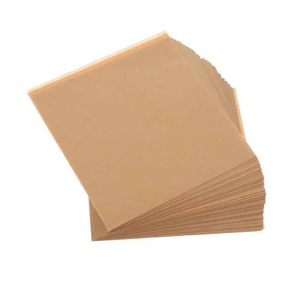 COSMOBETTY 500Pcs Khaki Paper Grease Proof Paper for Tray Lining in Snack Shops