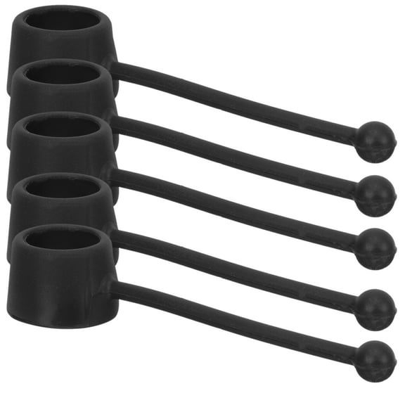 COSMOBETTY 5Pcs Finger Training Device for Office Workers Silicone Cylindrical Hand Exercisers 7.5x0.8in