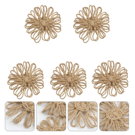 COSMOBETTY 5-Piece Artificial Flower Set for Christmas Wedding Decor, Craft Adornments, Party Supplies, and Holiday Decorations