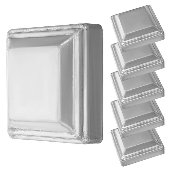 COSMOBETTY 6Pcs Metal Post Caps for Railing and Fence Outdoor Installation 8.2x8.2x2.8in