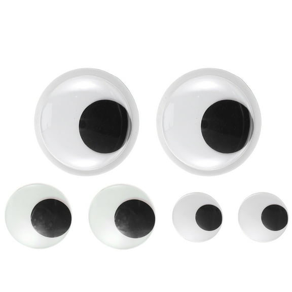 COSMOBETTY 6pcs Self Adhesive Googly Eyes For Craft Projects For Diy Puppets Christmas Decorations And Crafts