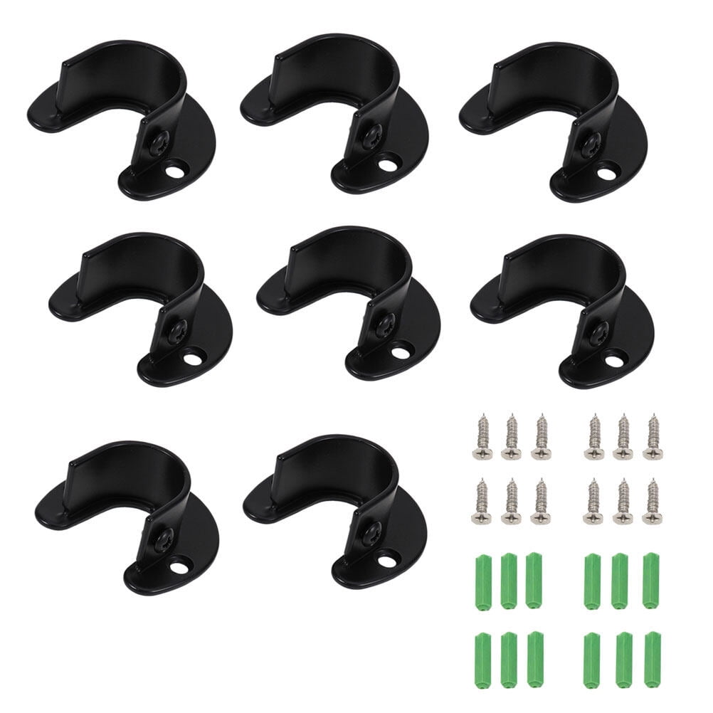 COSMOBETTY 8Set Closet Rod End Flange Shape For Closet Design - Walmart.com