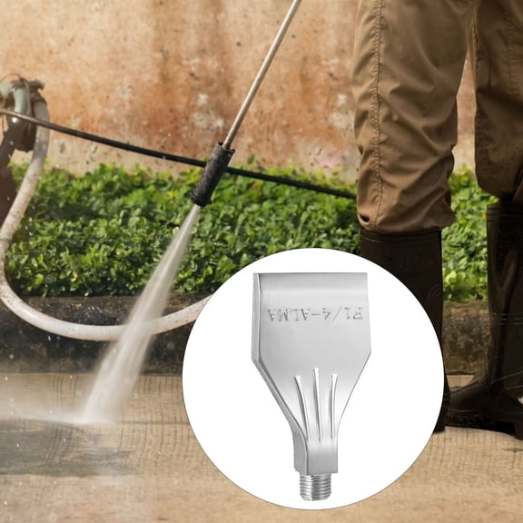 COSMOBETTY Aluminum Alloy Nozzle for Home Blower Accessories with 1/4 Inch Connectors Silver