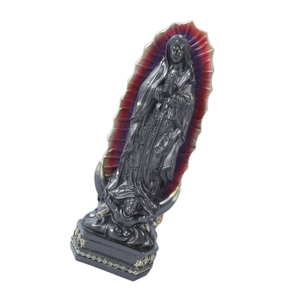 COSMOBETTY Antique Style Virgin Resin Home Decor for Collection, 1 Piece Grey Ornament
