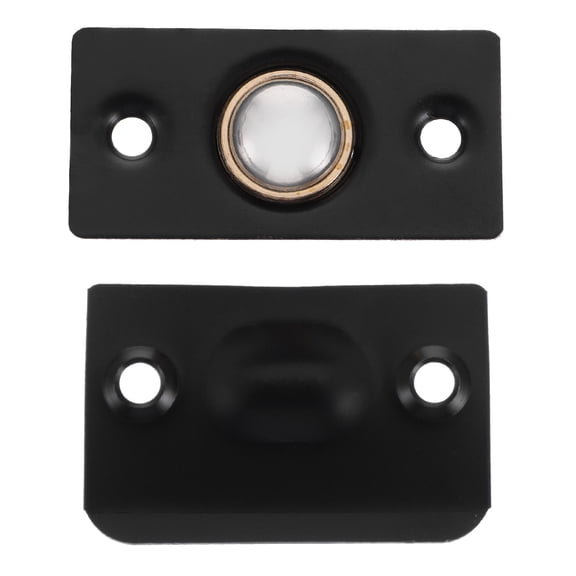 COSMOBETTY Ball Catch Door 4Pcs Black Stainless Steel Heavy Duty Ball Latch for Housewarming present