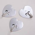 thumbnail image 1 of COSMOBETTY Behind the Door Hanger 10 Pcs Silver Metal Hooks Rustproof for Homeowners in Bedroom Living Room, 1 of 8