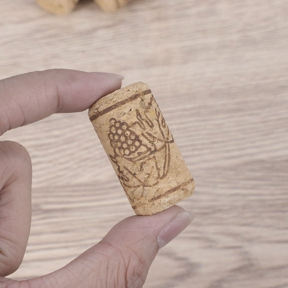 COSMOBETTY Bottle Stopper Wood Straight Non-Tapered Small Cork Stoppers Preserve Wine Home Making