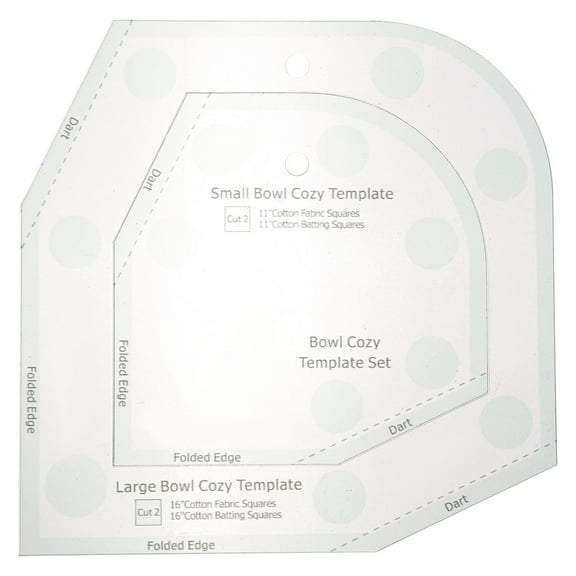 COSMOBETTY Bowl Cozy Templates for Sewing Enthusiasts Practical Design Small 6 Inches Patchwork Quilting