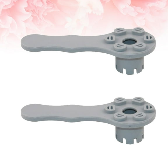 COSMOBETTY Compact Grey Valve Key for Inflatable Boat 2Pcs Air Valve Installation 5.2x2.1in