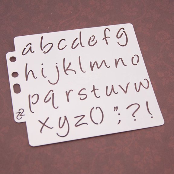 COSMOBETTY Craft Stencils Templates 1Pack Flexible Design Square Rectangle Reusable Painting Templates For Art Projects