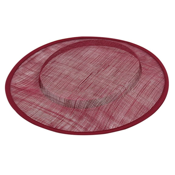 COSMOBETTY Fascinator Hat Sinamay Base Cocktail Hat Fascinator Cambric 1Pcs