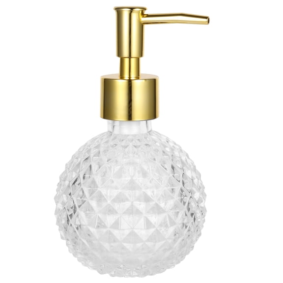 COSMOBETTY Golden Pump Bottle with Anti-Slip Design for Travel and Home Use 220ml