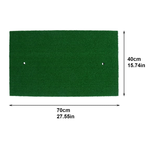 COSMOBETTY Golf Training Mat 1Pcs Realistic Turf Swing Path Chipping Game Practice 70x40x3cm