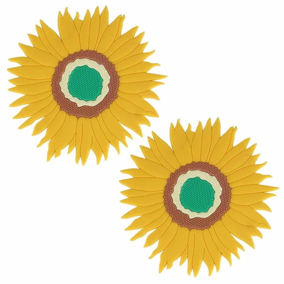 COSMOBETTY Heat Resistant Coaster 2Pcs for Pot and Cup Mat Design for Home