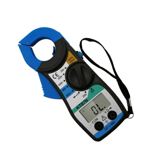 COSMOBETTY High Precision Multimeter Digital Pincerlike Meter Blue Plastic 1Pcs 6.3x2.8x1.2in