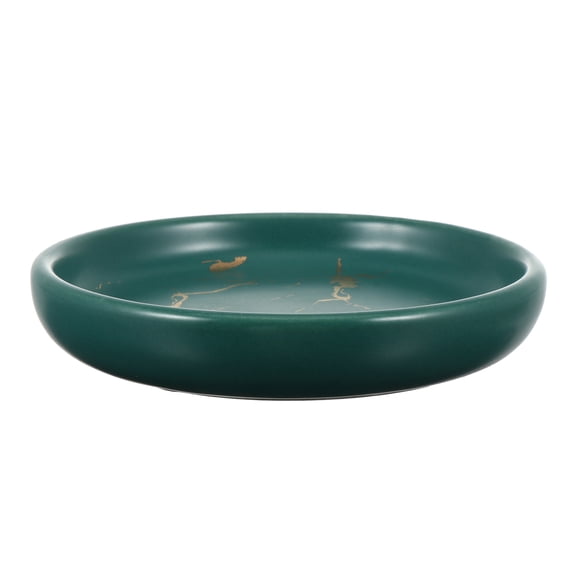 COSMOBETTY Nordic Style Ceramic Soap Dish for Hand Soap Storage in Bathroom or Kitchen