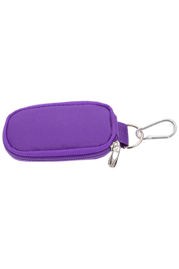Oxford Essential Oil Bag 1Pcs Purple And Black Portable Case For Oil Bottles 11X6.5X2CM