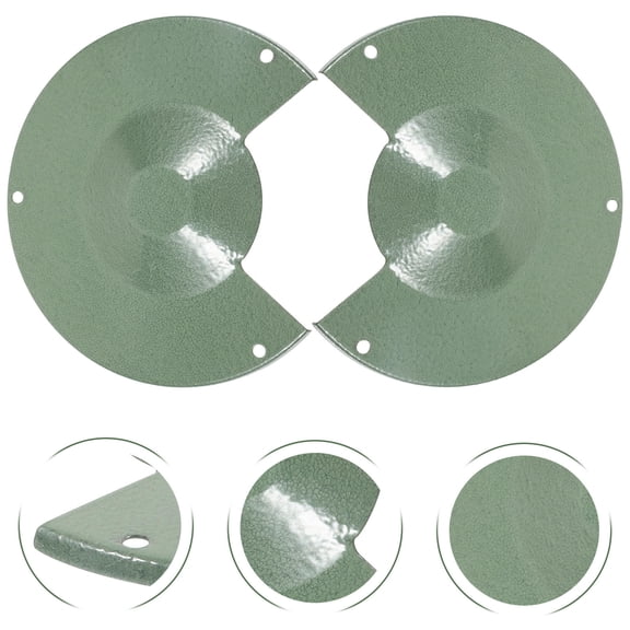 COSMOBETTY Pair Safety Guard for Angle Grinder Industrial Use Rigid Side Cover 17.00X17.00X0.50cm