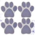 thumbnail image 1 of COSMOBETTY Paw Bathtub Stickers Grey Circular PEVA Plastic Anti-slip for Bathroom Use, 1 of 8