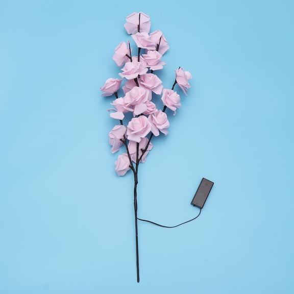 COSMOBETTY Rose Flower Lamp 1Pcs 75X13X13cm Copper Wire Romantic Lights For Wedding Decoration