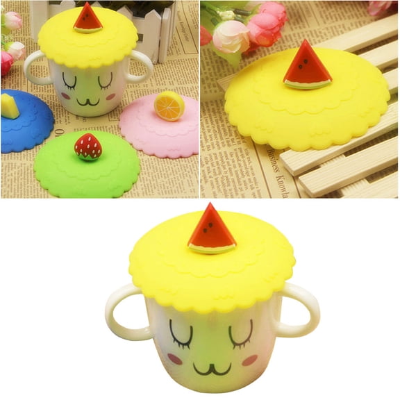COSMOBETTY Silicone Lids for Cups Dustproof and Leakproof 1Pack