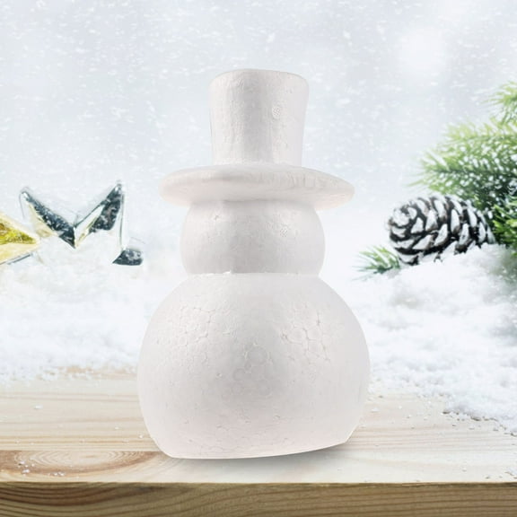 COSMOBETTY Snowman Accessory Kit Foam Snowman Diy Craft For Bar Use 1Pcs