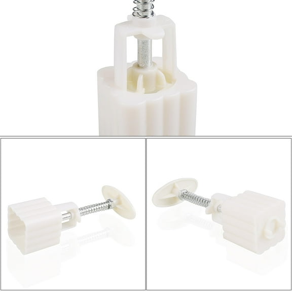 COSMOBETTY Square Moon Cake Mould Set 6.5*6.5*5.5Inch White Food Grade Abs For Baking And Fondant Making