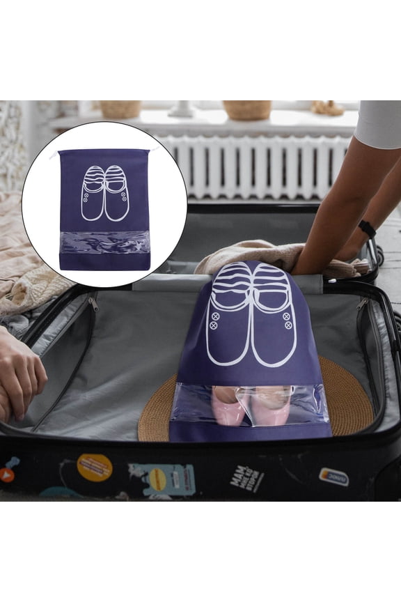 Travel Essentials Bag 10Pcs Non-Woven for Shoes with - and Organization