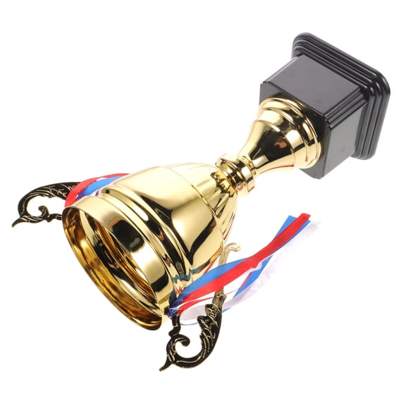 COSMOBETTY Black Plastic Trophy Cup Award for School Tournaments, 1 Piece - and Lightweight Prize